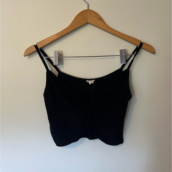 Garage Knot Front Cropped Tank, M - Picture 2 of 3